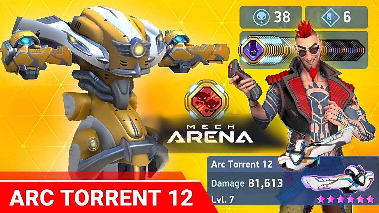 MECH ARENA ll GAMEPLAY 😎& WID' ADDIN' NEW WEAPON TO ARMORY 💪ll ARC TORRENT 12 🔥ll ELECTRINGLY ⚡