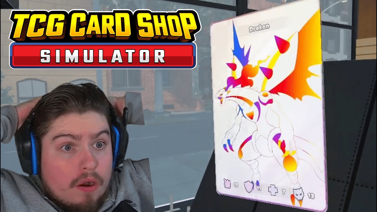 MY FIRST GHOST CARD! (TCG Cardshop Simulator)