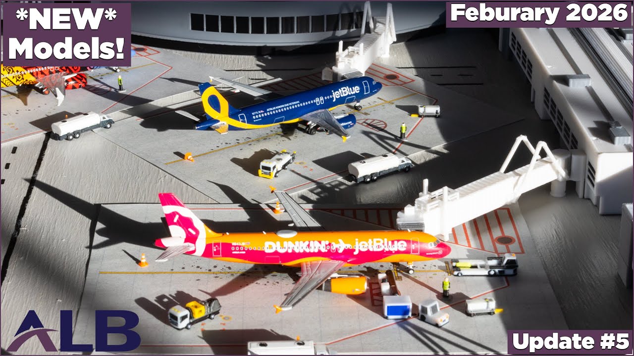 *NEW* Models! | GeminiJets Albany International Airport update - February 2026