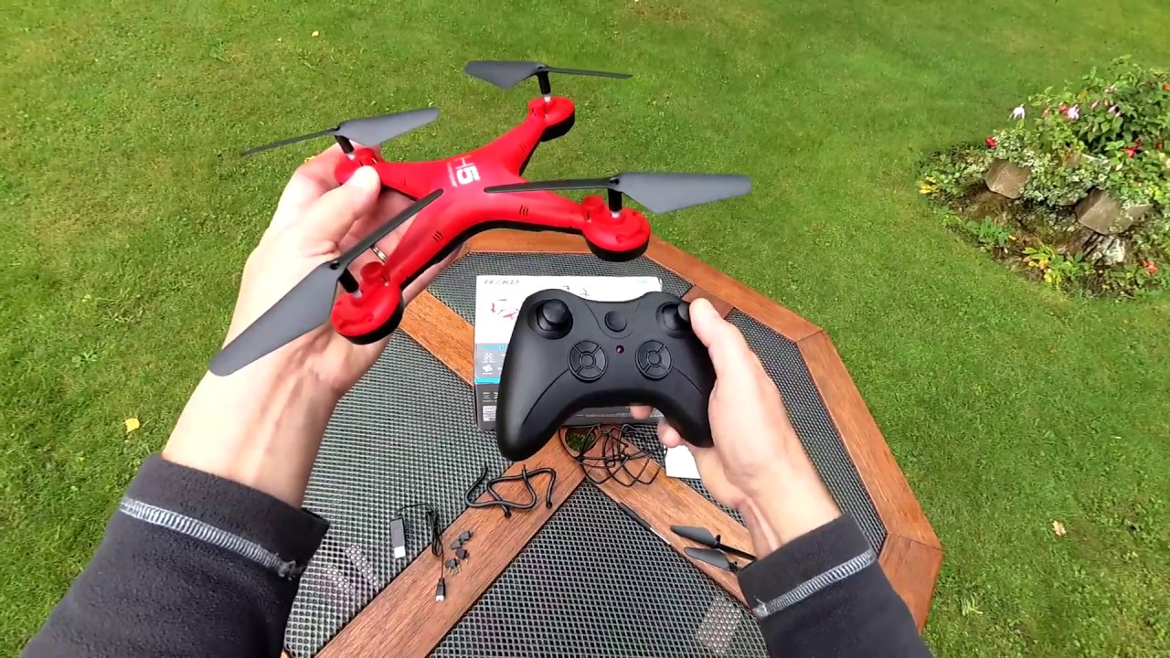 HZKD H5 great budget beginner & fun to fly basic quad drone review