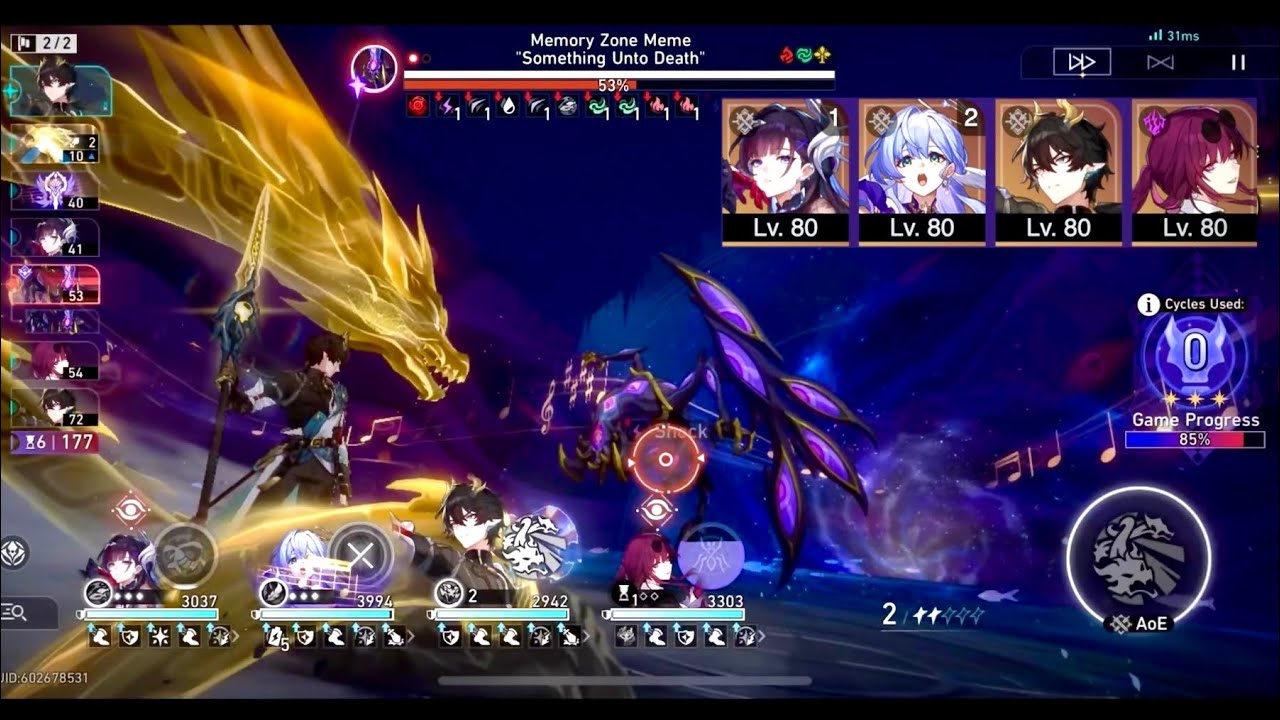 HSR | Anomaly Arbitration (v3.6) | Knight II | 0 Cycle (DoT vs. 