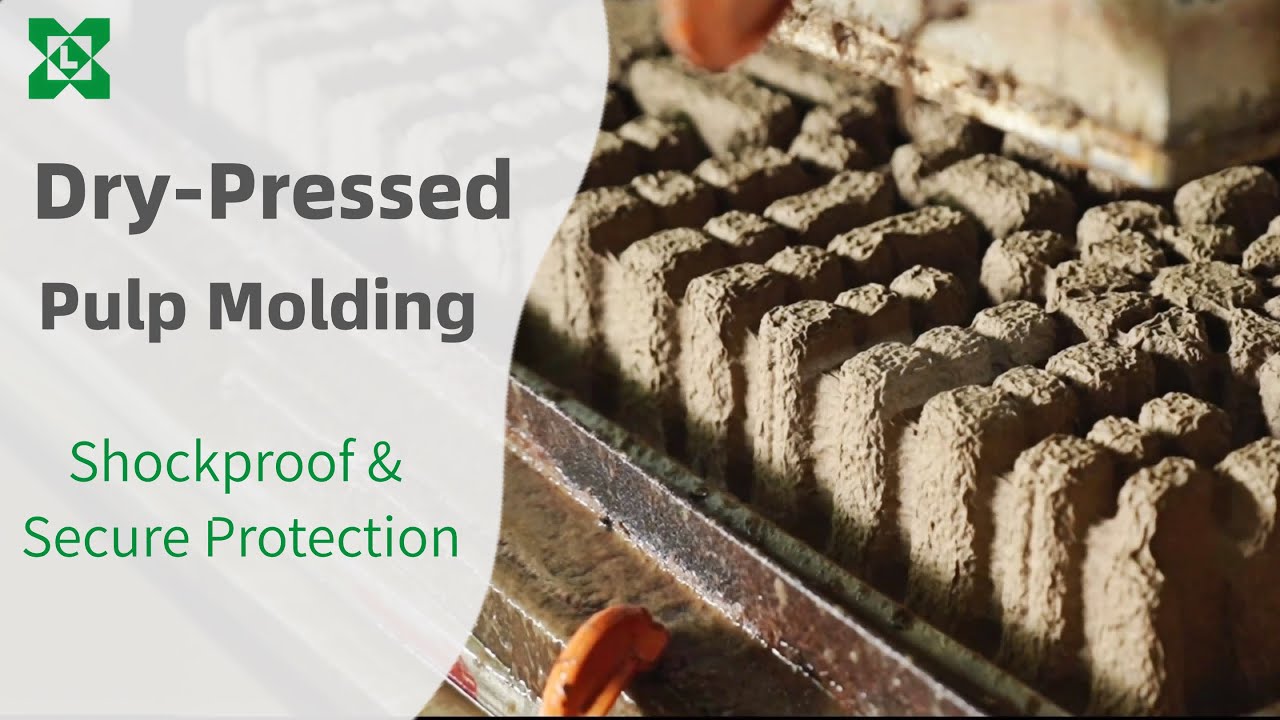 Dry Press Molded Pulp Manufacturing Process: Complete Factory Tour | Lvxin Packaging Technology
