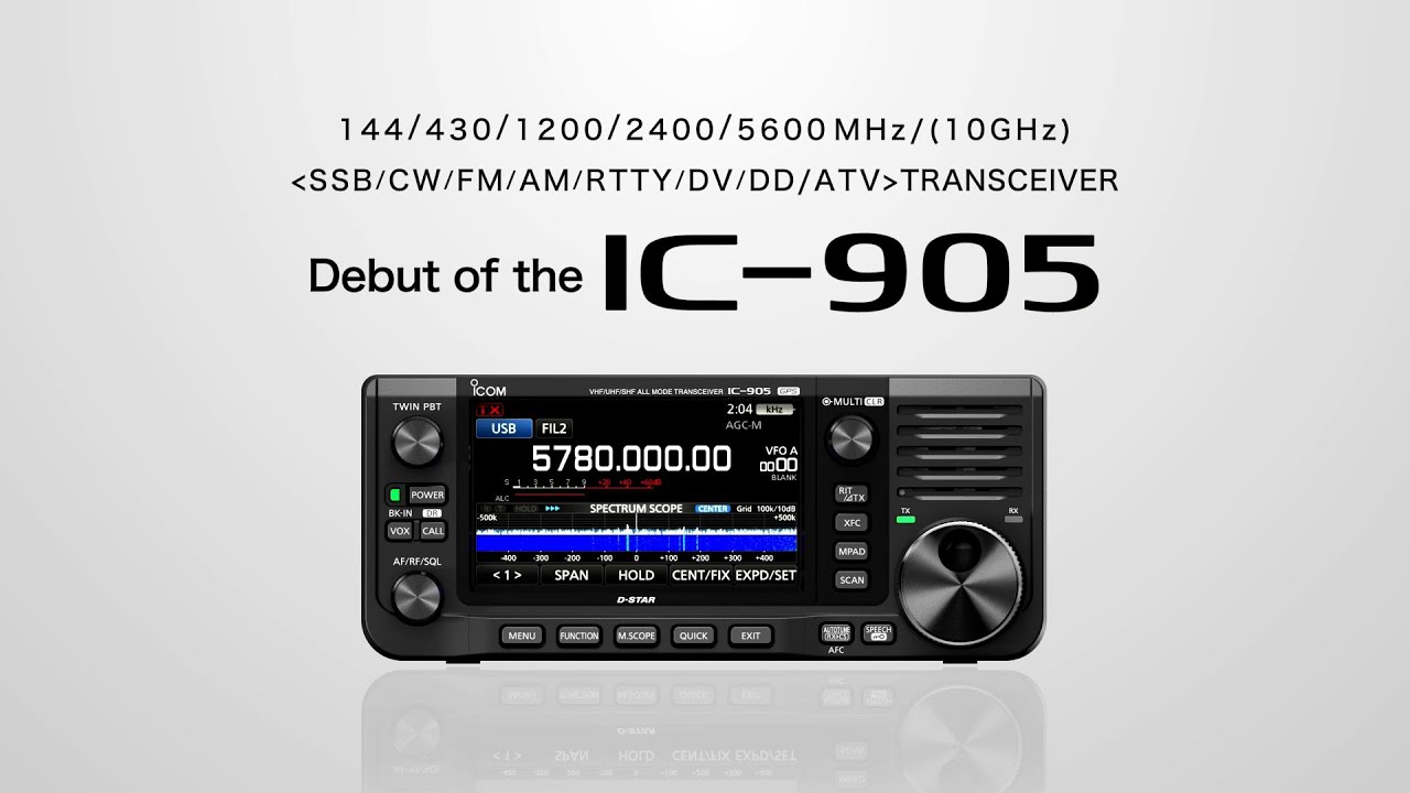 Icom IC-905 Introduction Video [deutsche Untertitel]