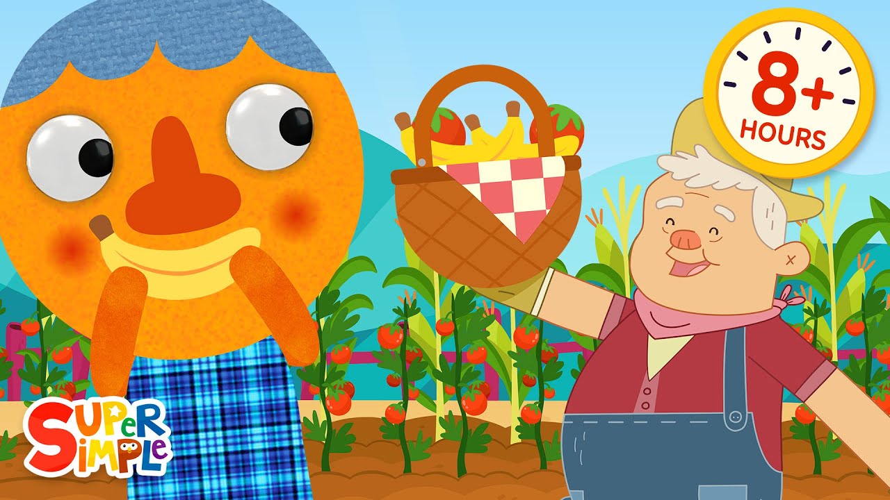 8 Hours of Farm & Food Songs | Tasty Music for Lunchtime! 🥪 | Super Simple Live
