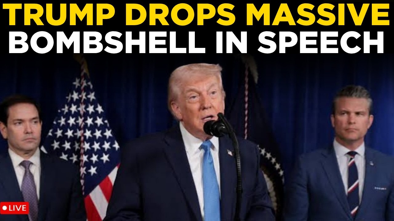 US NEWS LIVE: Massive Bombshell in Fiery Speech | Breaking News | TRUMP LIVE | IRAN