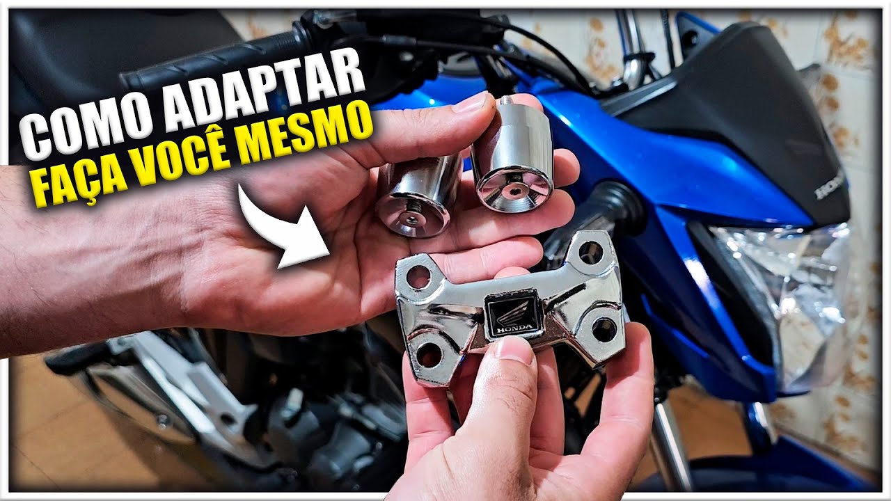 COMO ADAPTAR PESO DE GUIDÃO NA 160 E CADEADO DA MESA