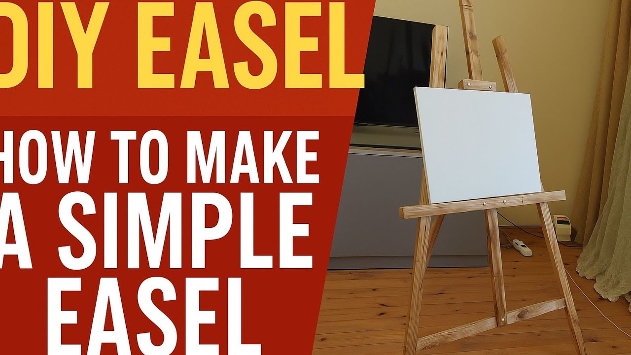 Diy Chevalet- How to make a simple chevalet. So machen Sie ein einfaches Chevalet #diycrafts #diy
