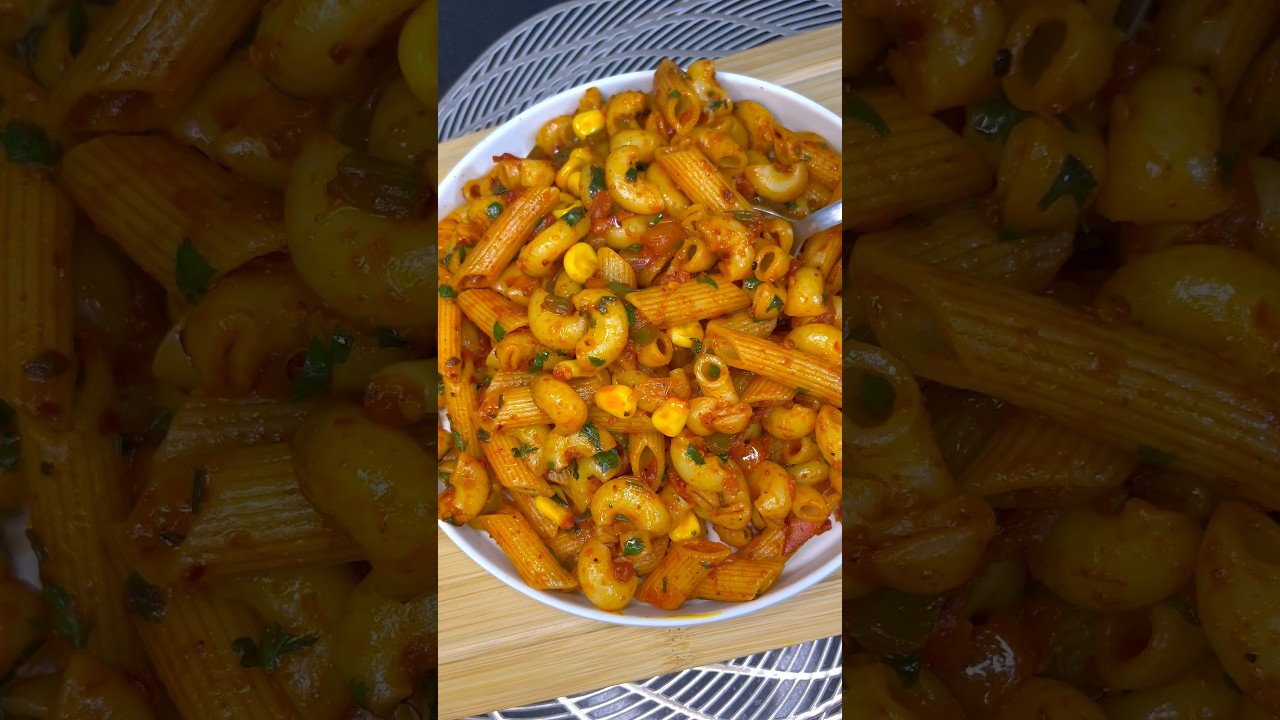 Desi Style Masala Pasta 😍 | Indian Street Food Twist 