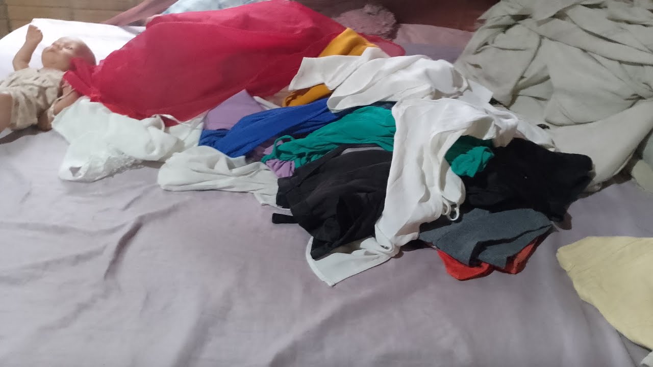 Organização no guarda-roupa que tava um nojo