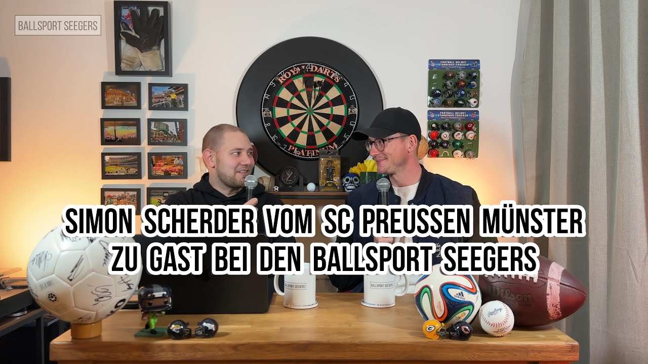 Simon Scherder vom SC Preussen Münster zu Gast bei den Ballsport Seegers