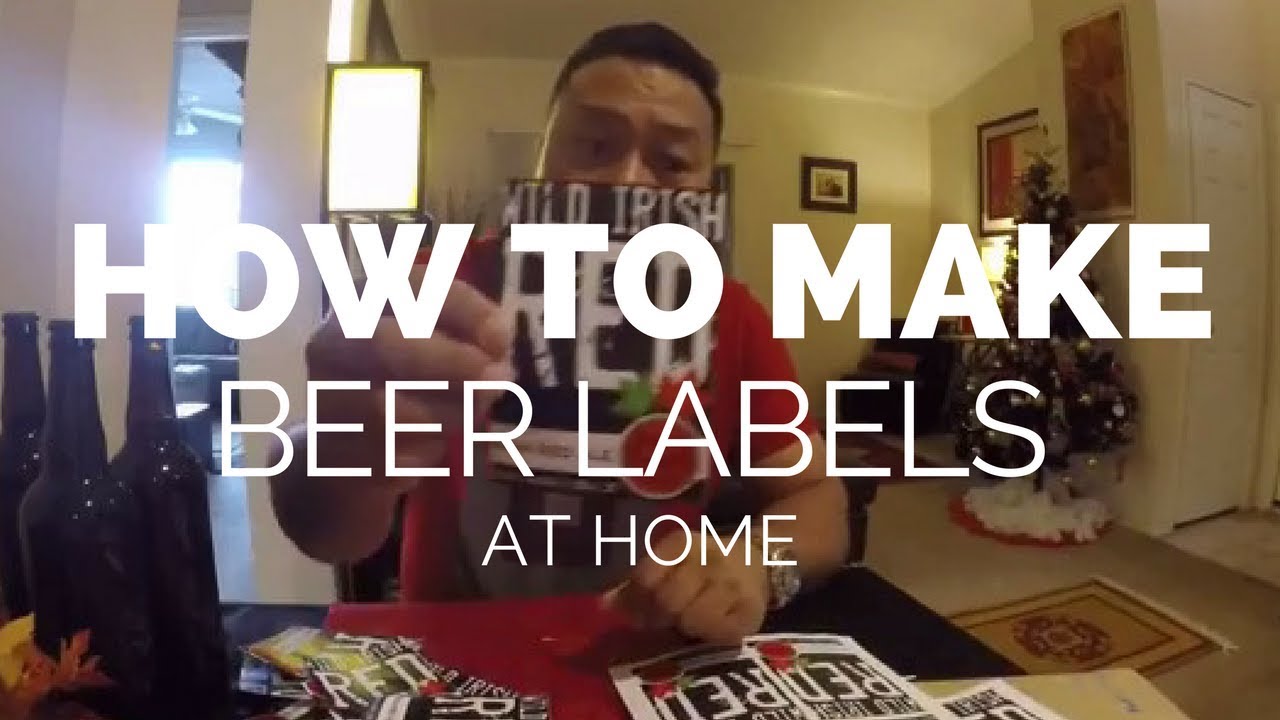 How to make Beer Labels for Home Brew | Nepali Brewboy Channel