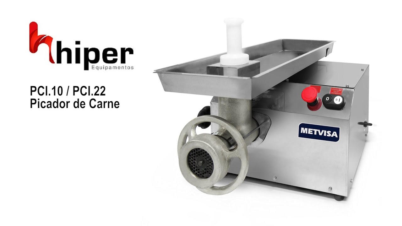 Picador Moedor De Carne Boca 10 Inox  METVISA PCI 10 PCI 22