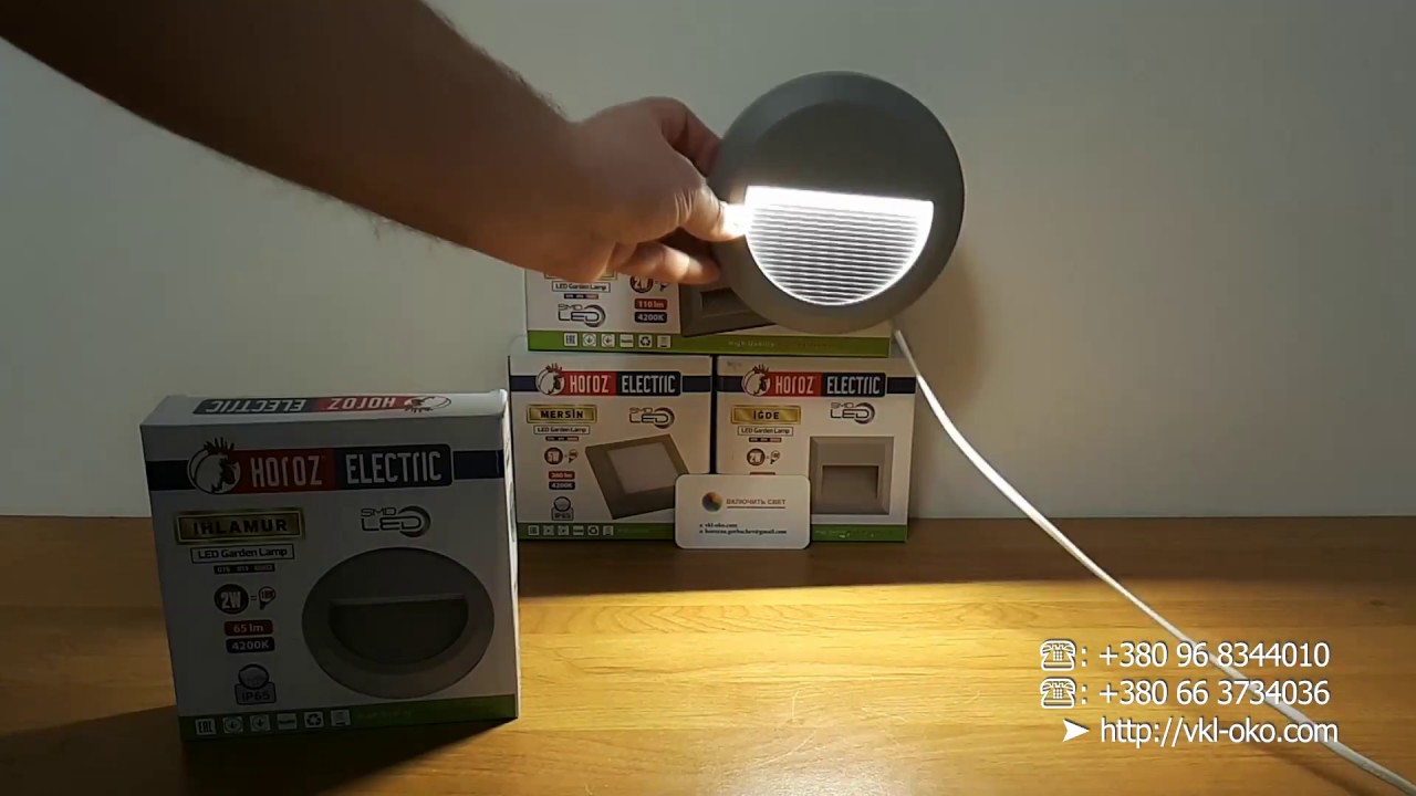 Уличное освещение - фасадный светодиодный LED светильник IHLAMUR 2W
