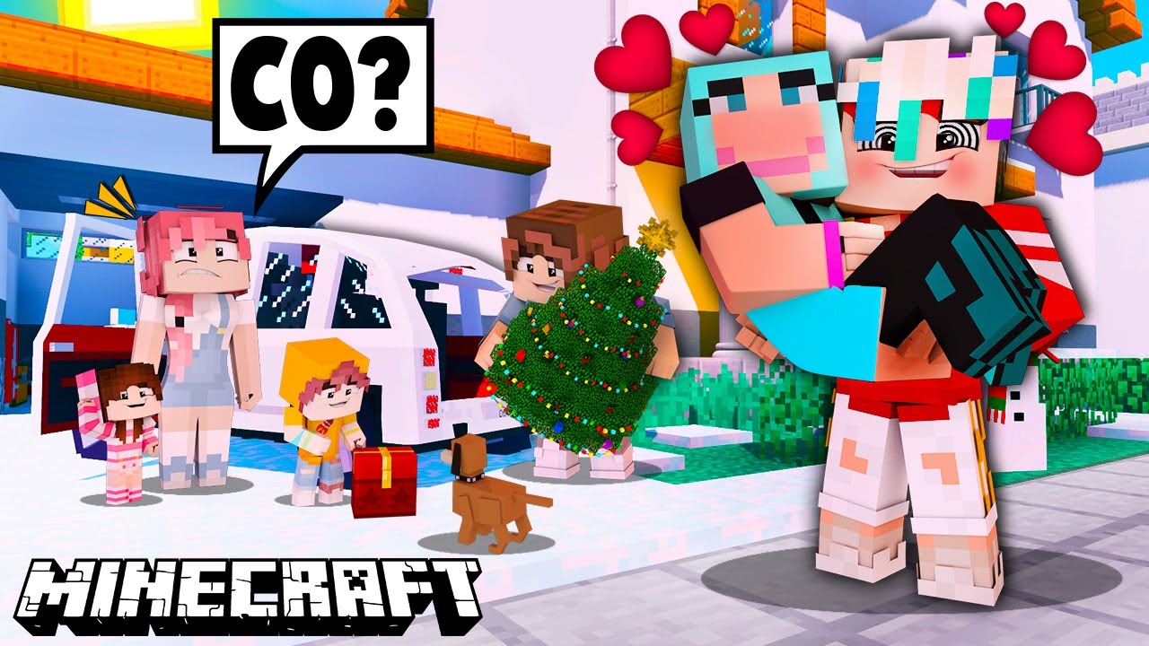 ŚWIĄTECZNA MIŁOŚĆ DAGI ZGAGI! - *Pocałowali się!?* - MINECRAFT RODZINKA