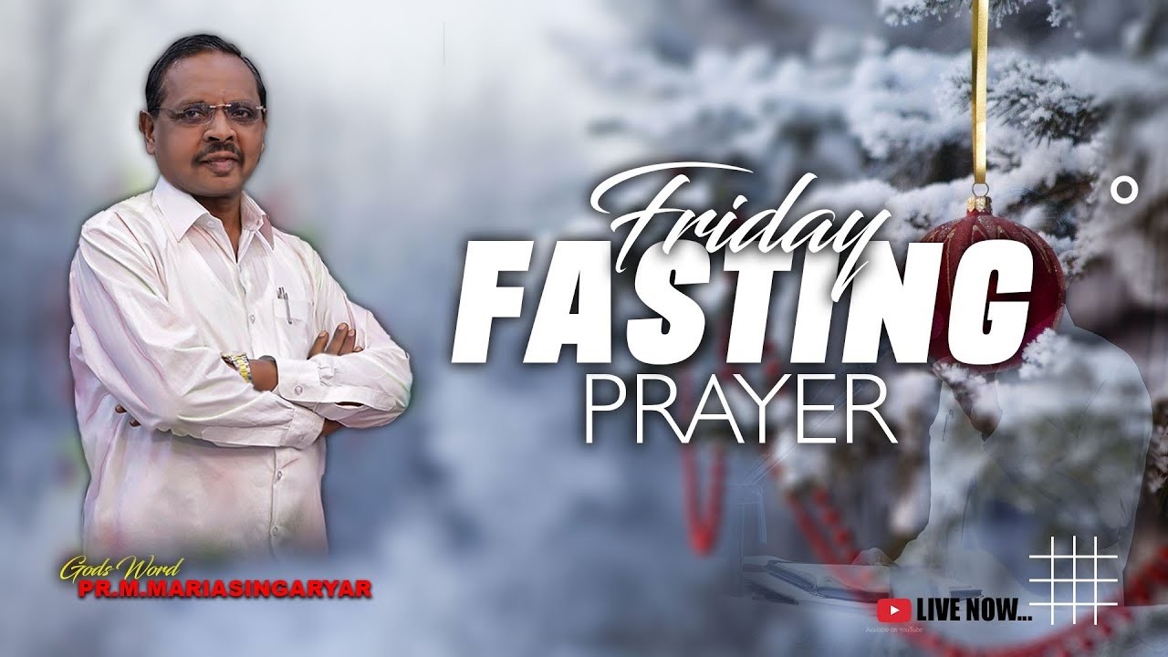 🔴LIVE: 06-03-2026 FRIDAY FASTING PRAYER || உகந்த உபவாசம் || BERACHAH ACA||PS.M.MARIA SINGARAYAR