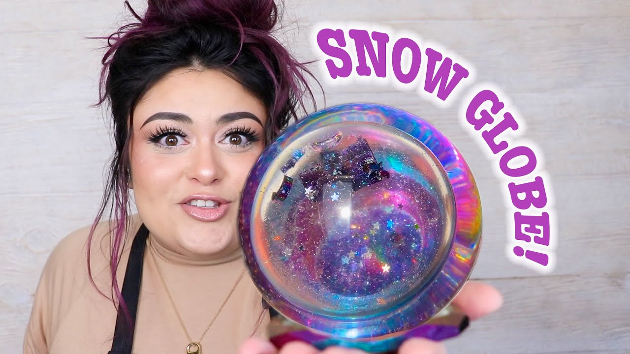 МОГУ ЛИ Я СДЕЛАТЬ СНЕЖНЫЙ ШАР ИЗ СМОЛЫ?! Ответ — ДА... 🔮