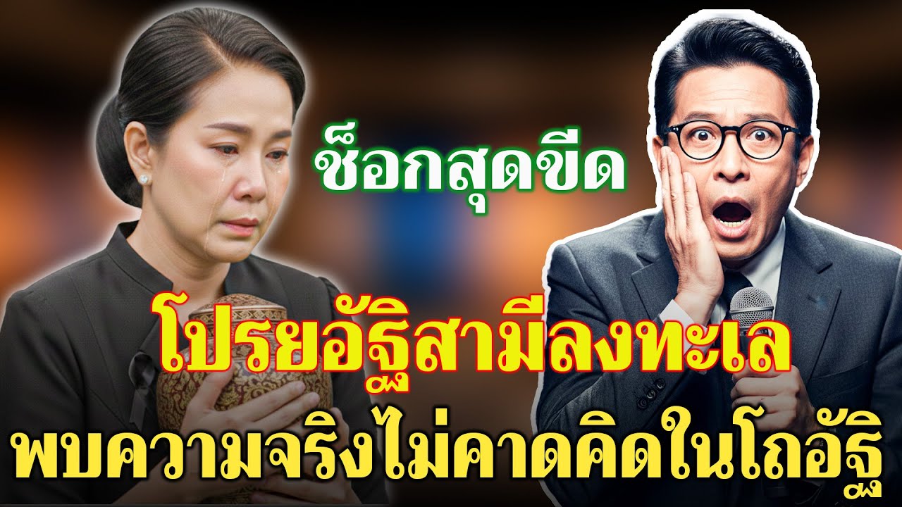 นำอัฐิสามีกลับประเทศไทย ภรรยาพบสิ่งแปลกปลอมในโถอัฐิ!