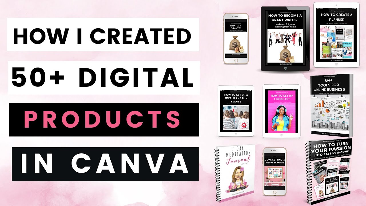 Canva for Business - How I Created 50+ Digital Products in 16 months