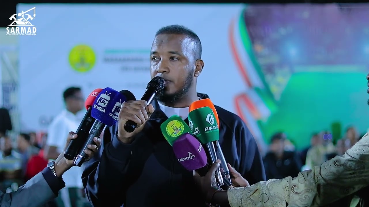 Ahmed abdilahi sarmad xaflada Furitaanka Garoonka Degmada Maxamed Mooge