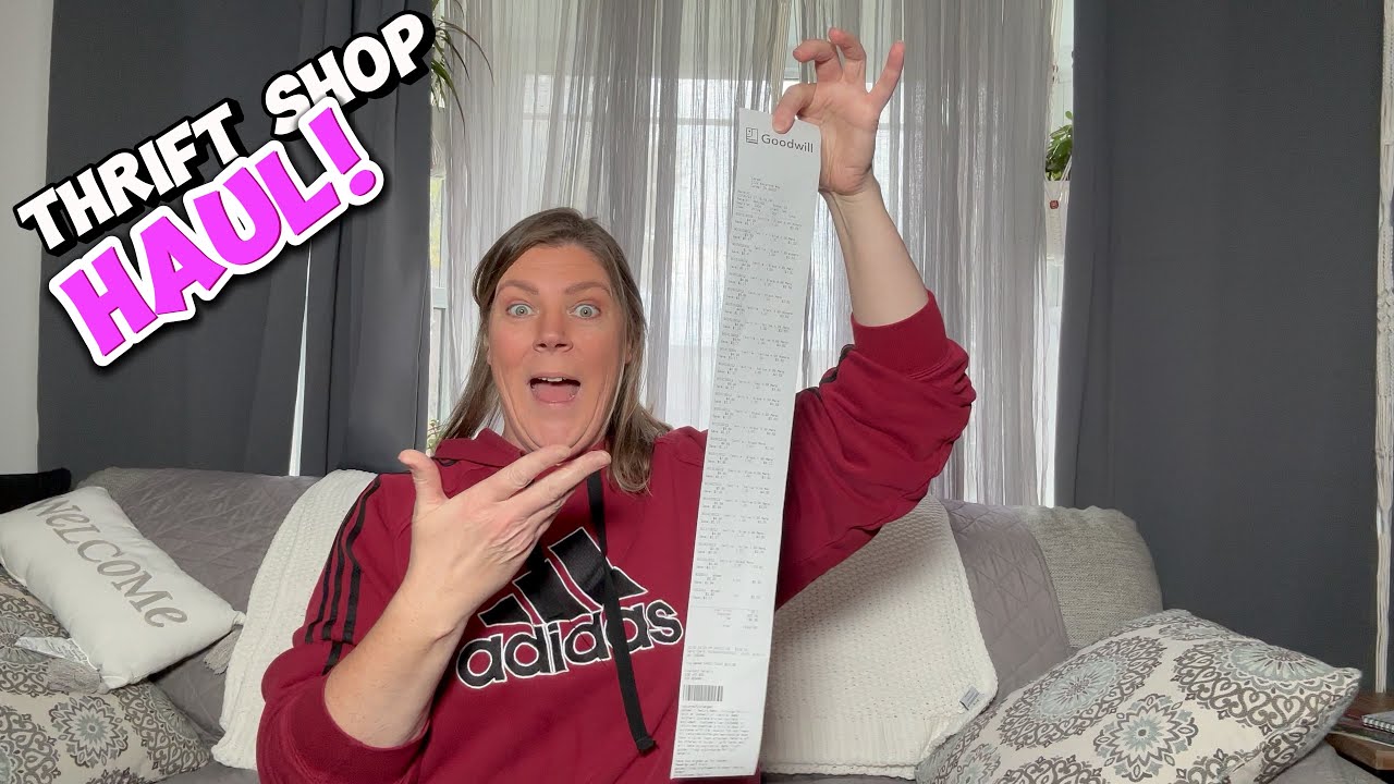 I ONLY paid $104 for a MASSIVE Haul at the Thrift Shop!