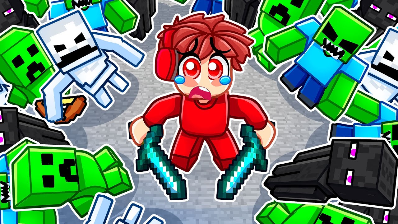 Выжить в 100 волнах Minecraft Tower Defense!