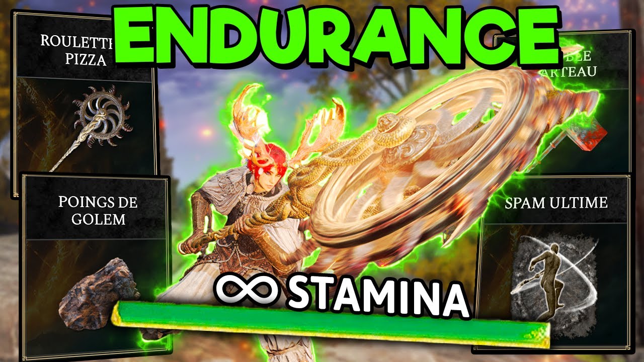 Elden Ring MAIS J'Augmente L'ENDURANCE Uniquement!
