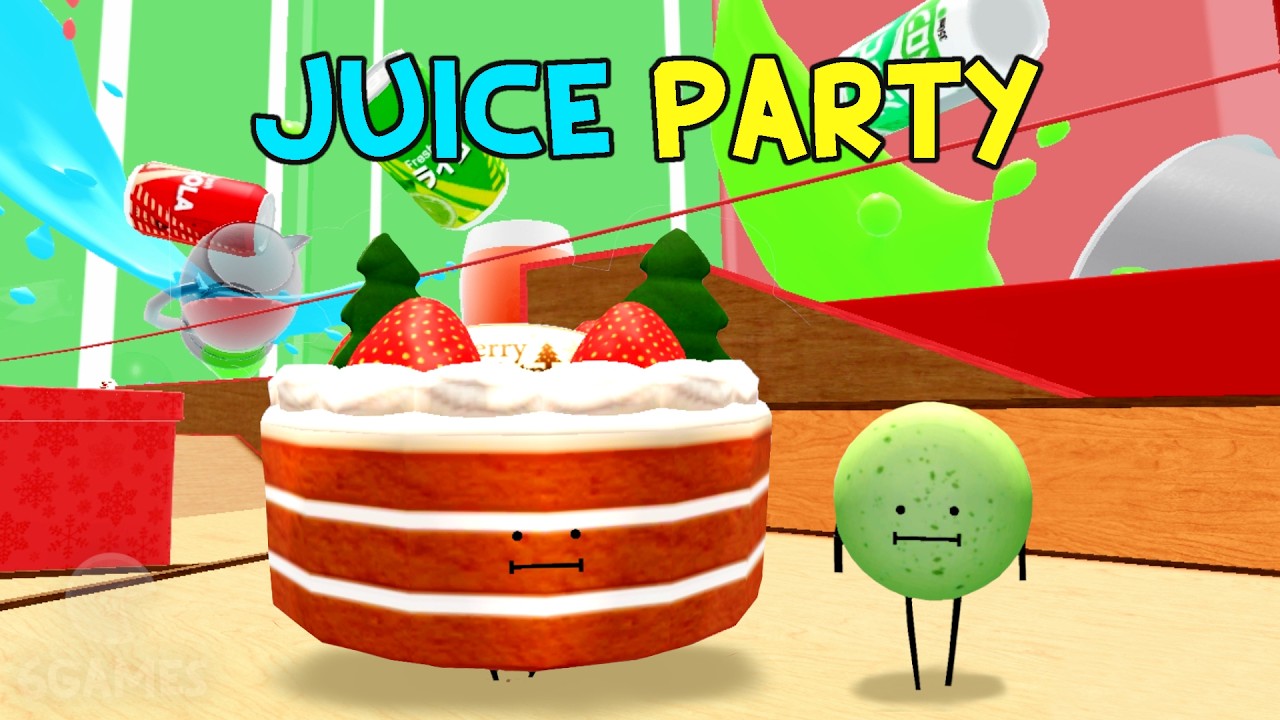 Juice Party: Christmas Cake & Pistachio Macaron 🎄🥤 Secret Staycation [Roblox]