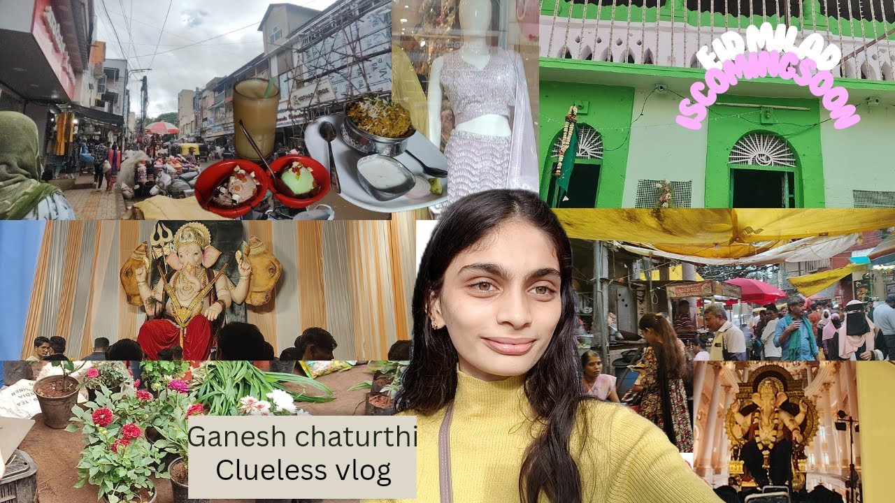 Ganesh chaturthi||clueless vlog||Ni vlogs