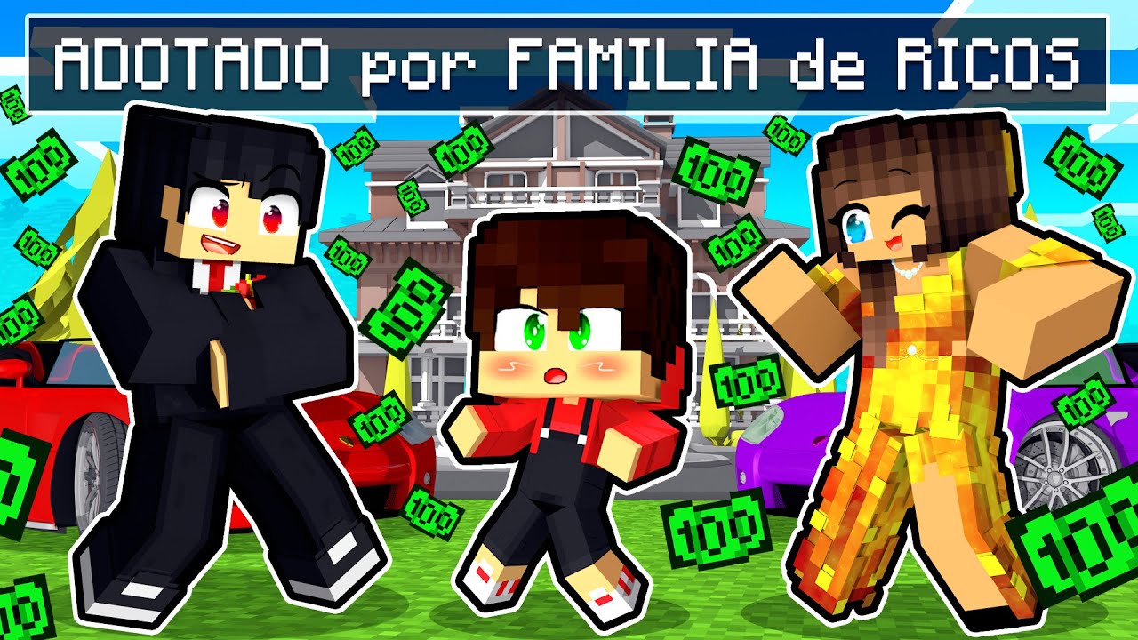 FUI ADOTADO por uma FAM&Iacute;LIA de RICOS!