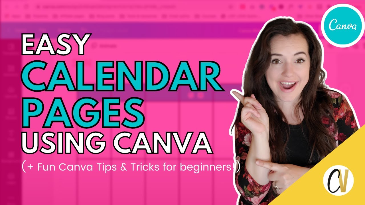 How to Create Calendar Pages in Canva