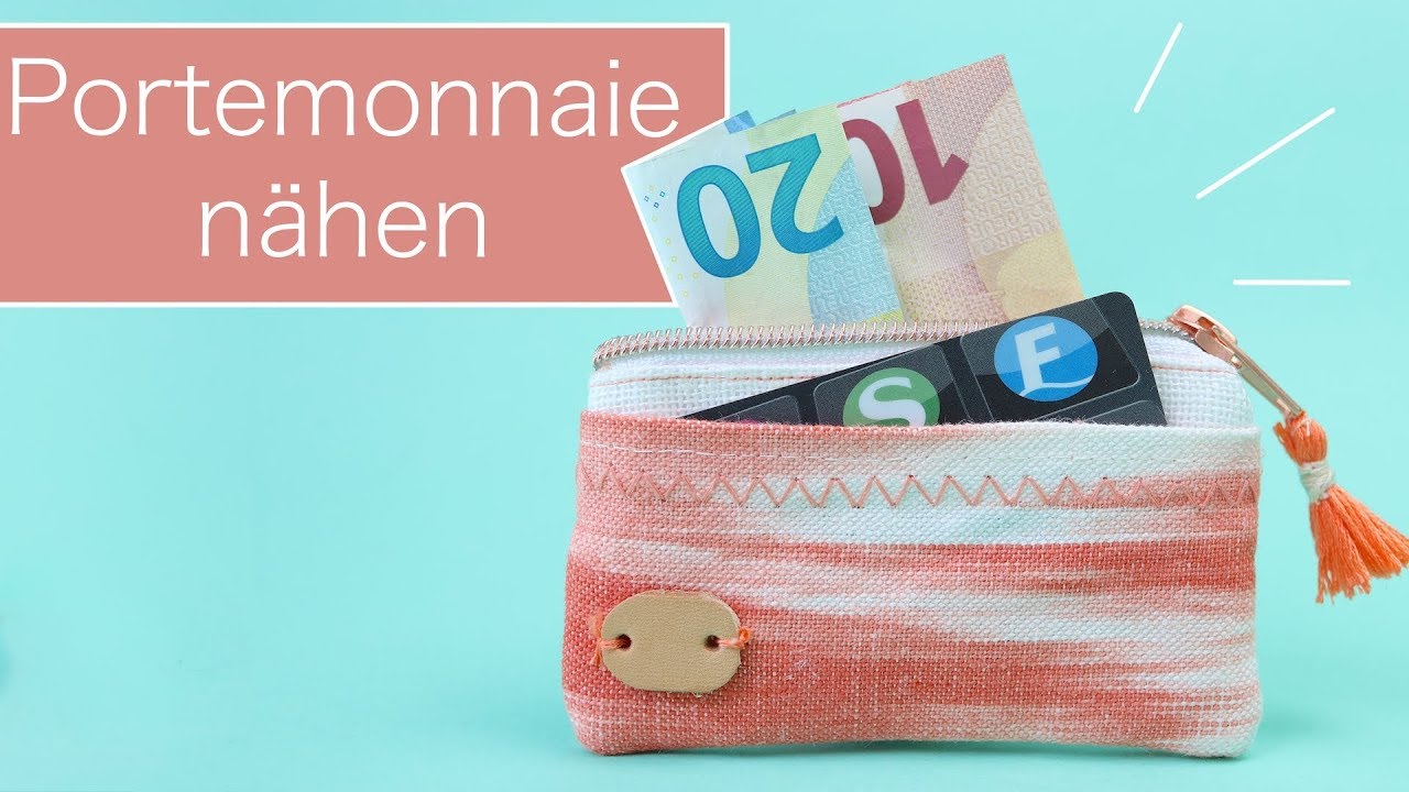 Basic-Nähanleitung: Portemonnaie nähen