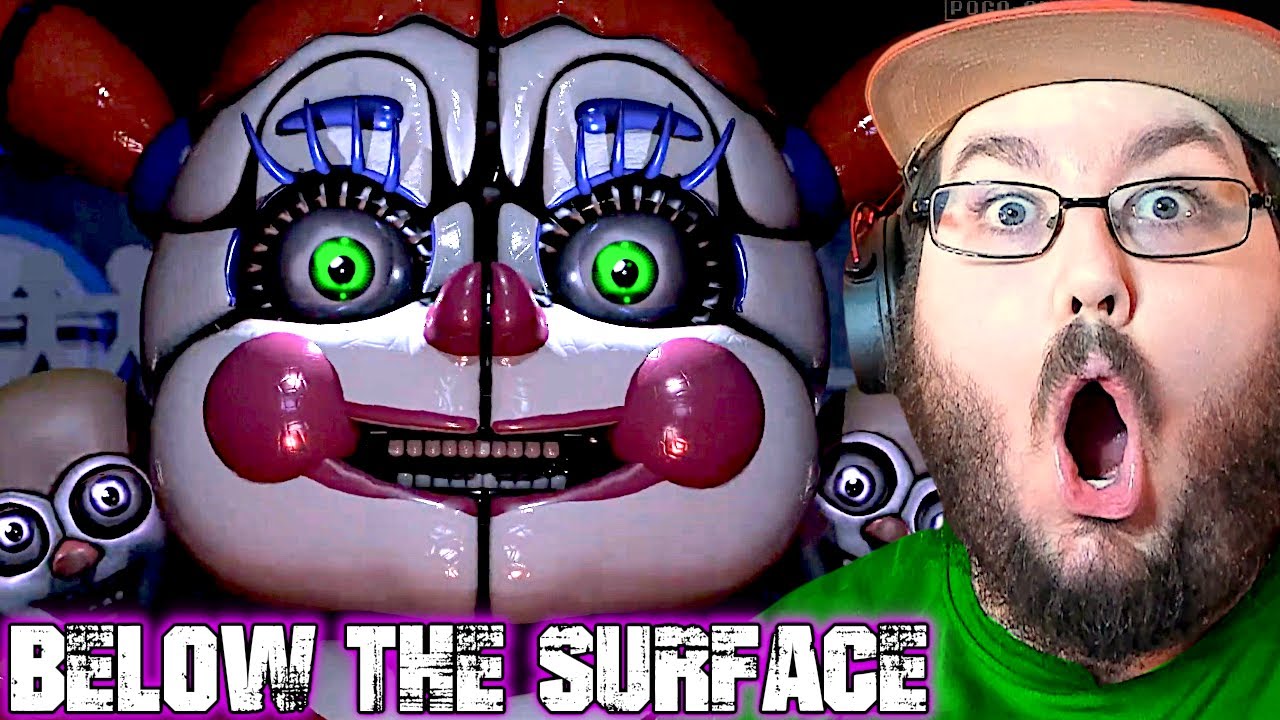 “Below The Surface” - FNAF SISTER LOCATION SONG | FULL FNAF ANIMATION & #FNAF COLLAB REACTION!!!