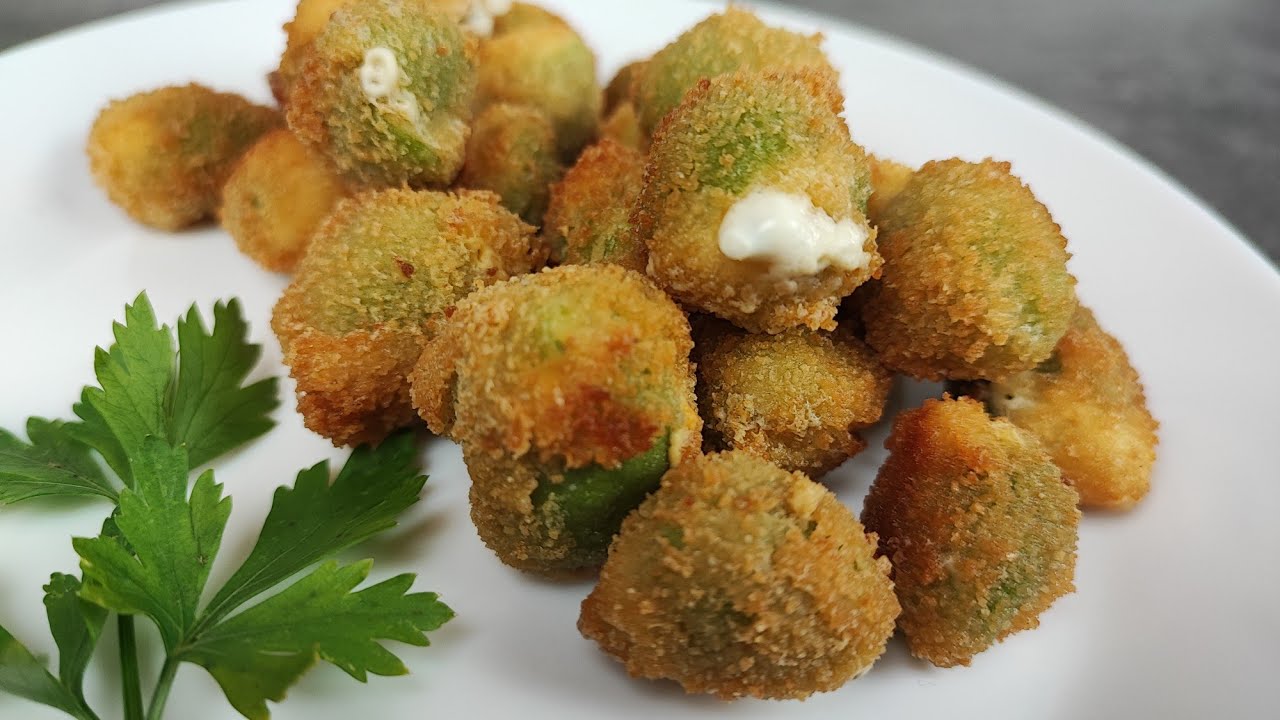 ✨ aceitunas rellenas fritas, receta italiana 😋