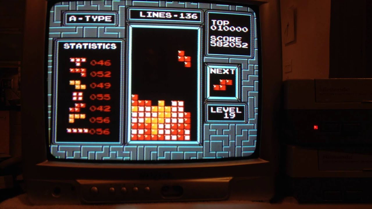 NES Tetris Level 18 MAX OUT 999999