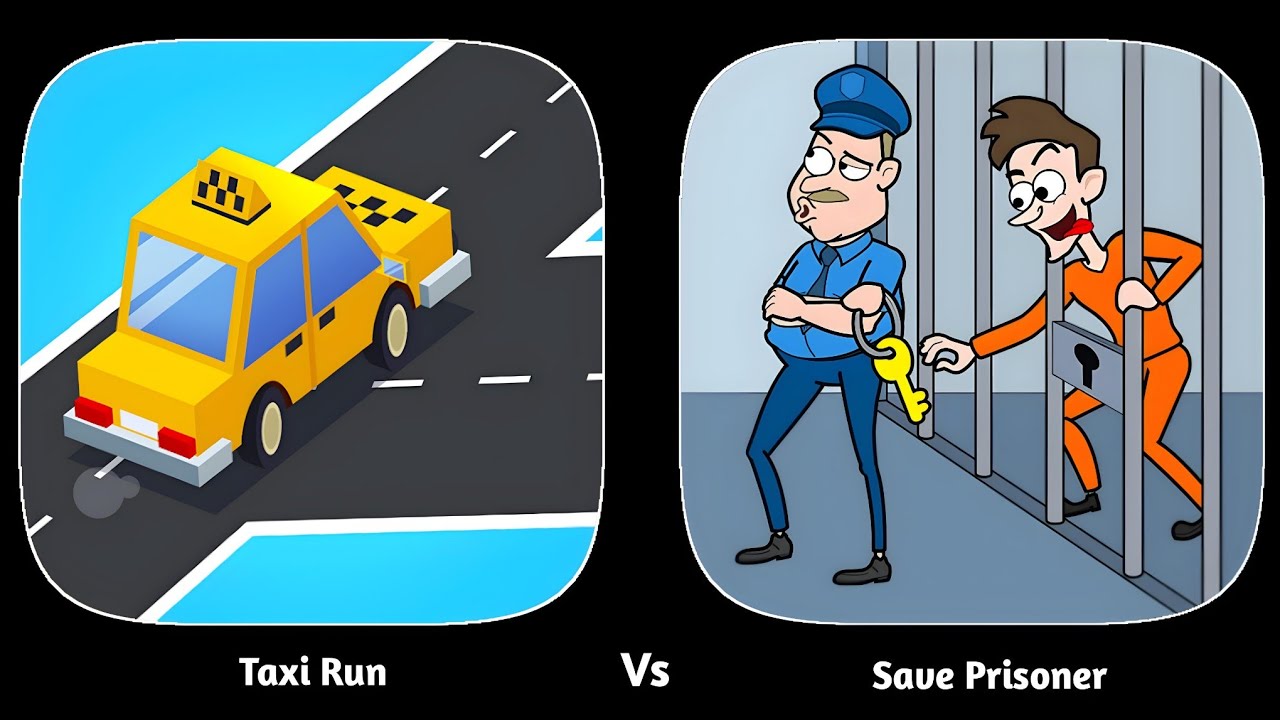 Save Prisoner Vs Taxi Run - iOS Android Gameplay Walkthrough