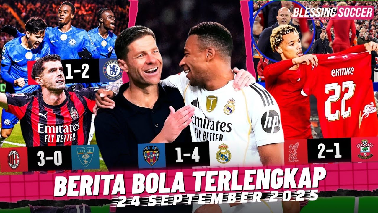 Mbappe + Xabi = KESEMPURNAAN 👌 Carbao Cup: Liverpool SINGKIRKAN Soton 👊 Pulisic GACOR, Milan Menang