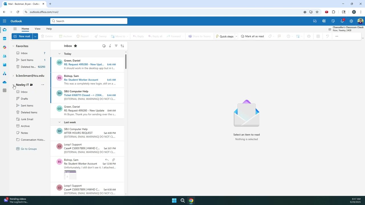 Add Shared Mailbox to Outlook Online