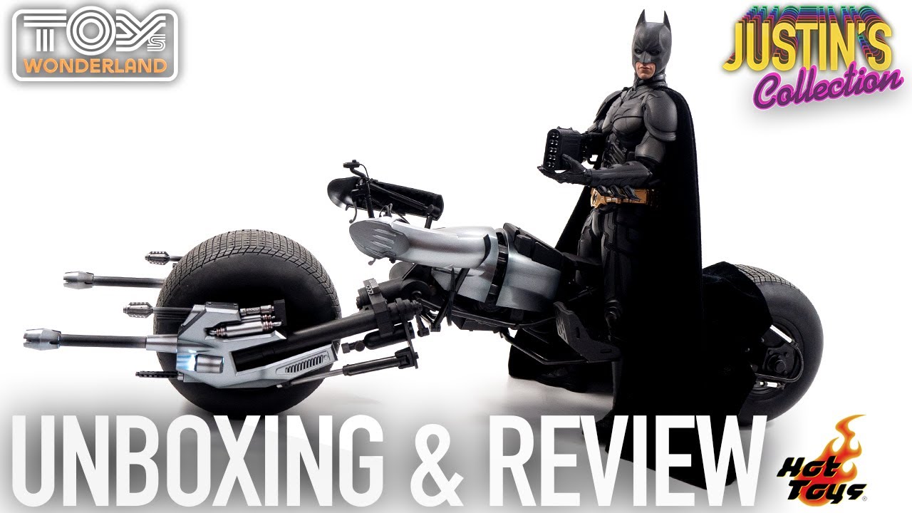 Распаковка и обзор фигурки Batpod от Hot Toys Batman: The Dark Knight Rises