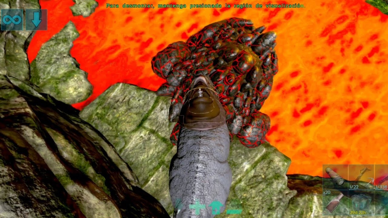 HOW TO SOLO THE LAVA GOLEM - ARK ULTIMATE MOBILE EDITION