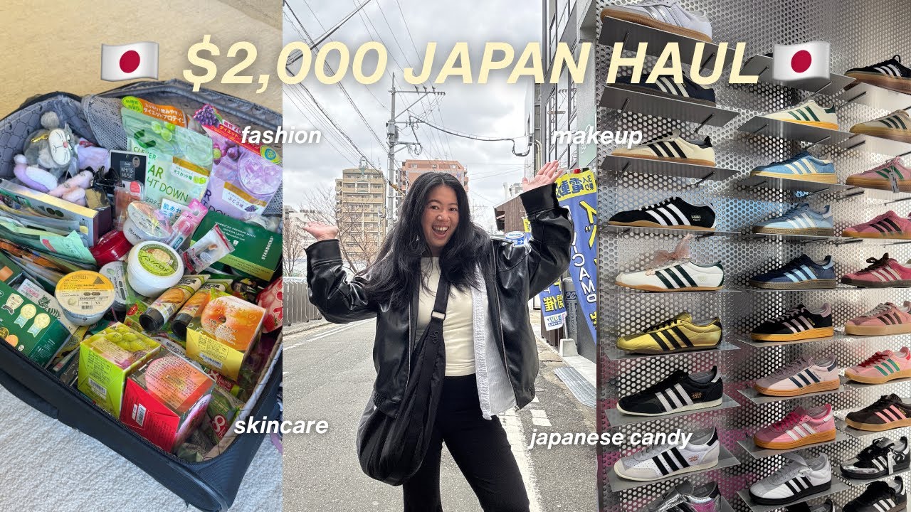 I spent $2,000 in JAPAN on makeup, skincare, snacks & fashion | JAPAN HAUL 2025 🇯🇵