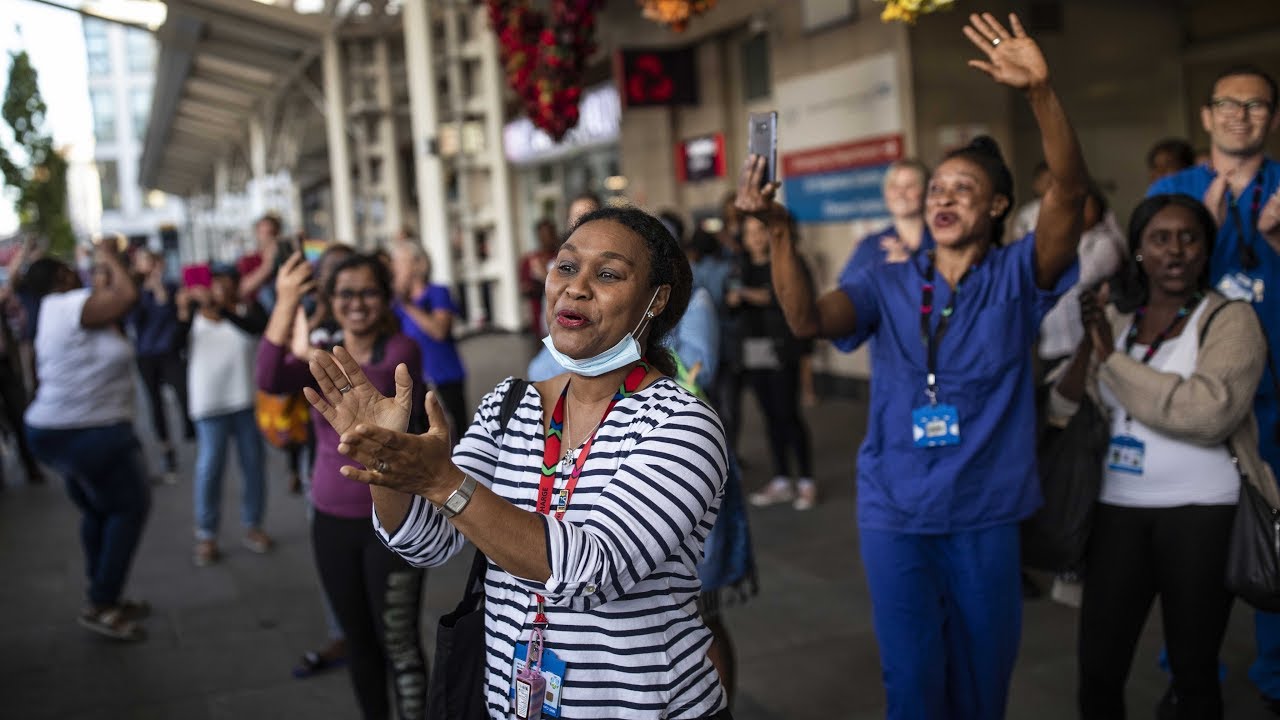 Britons take part in Clap for Carers for 10th and possibly last time