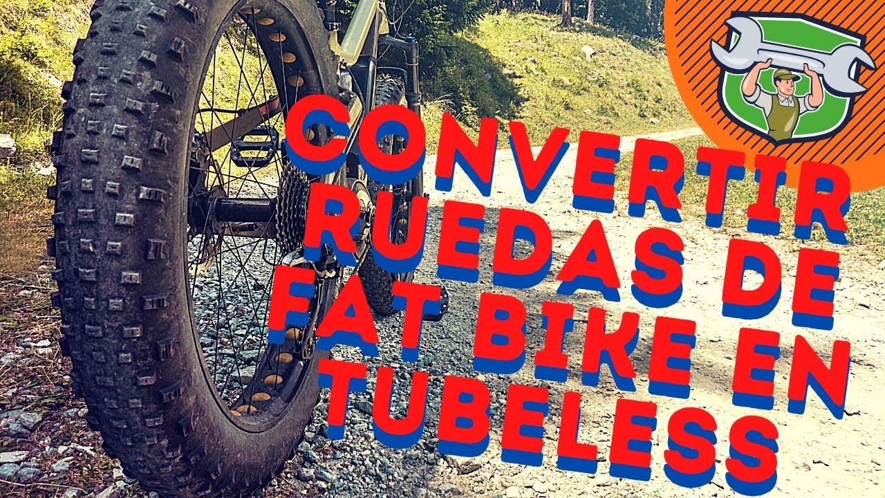 🔴TRUCOS para TUBELIZAR ruedas de FAT BIKE en casa 👨🏻‍🔧 | TUBELESS