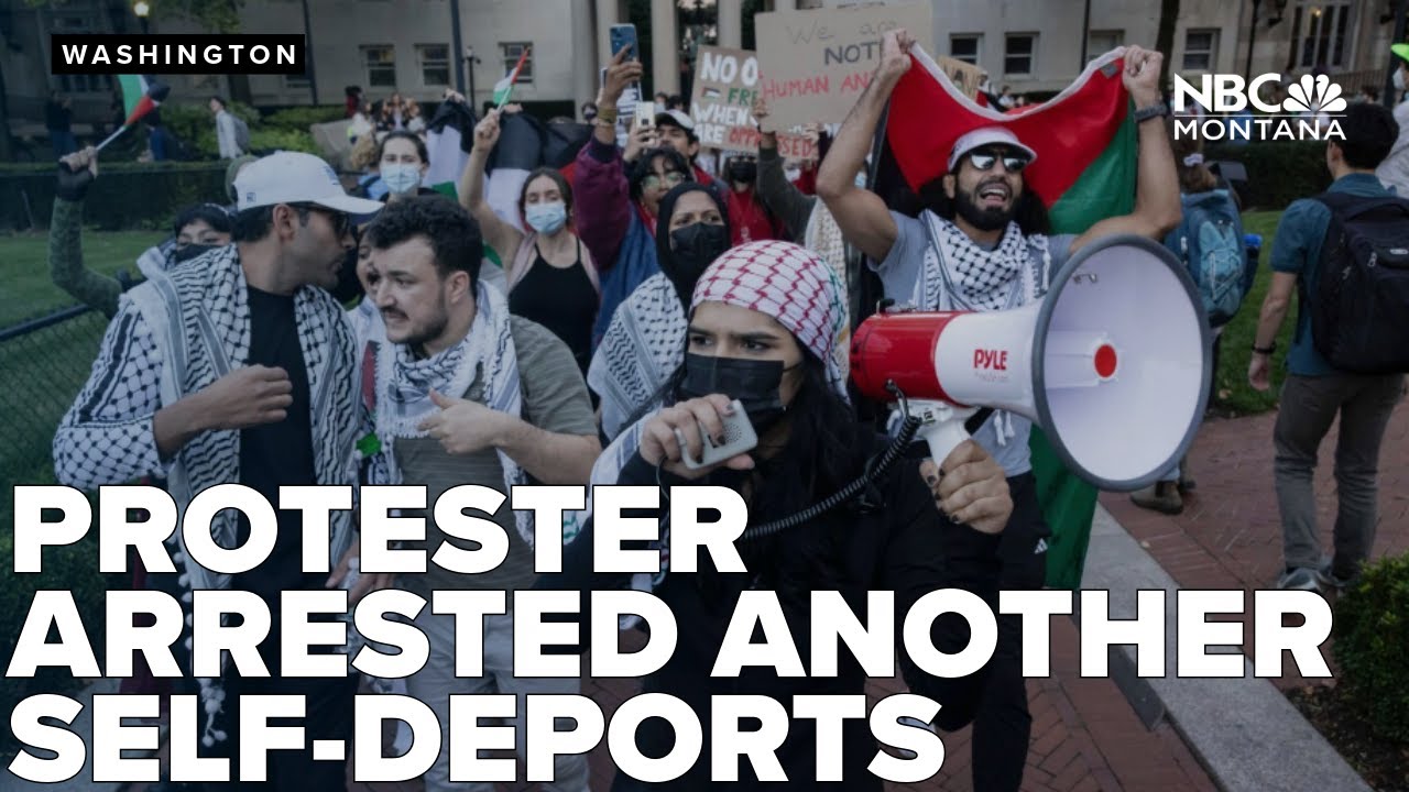 Tensions rise as 2nd Columbia protester arrested, another self-deports