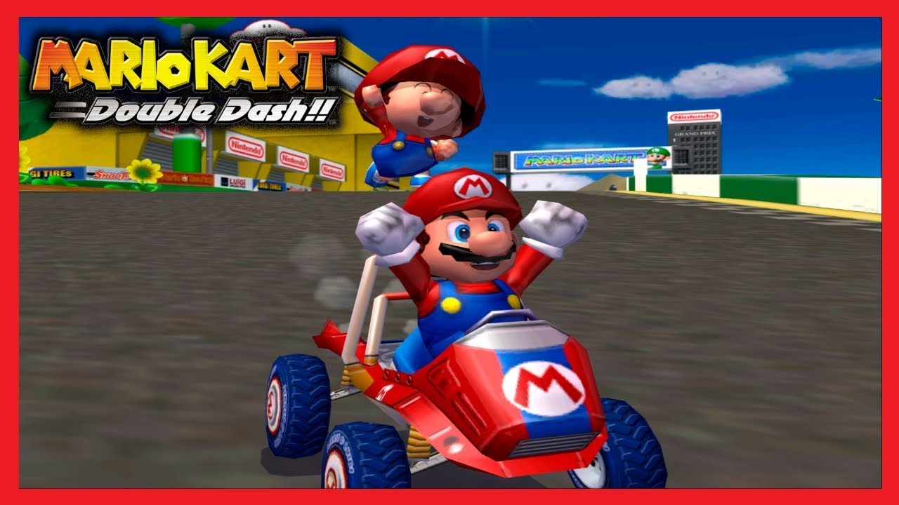 Mario Kart Double Dash [GAMECUBE] - Mushroom Cup 50cc Gameplay