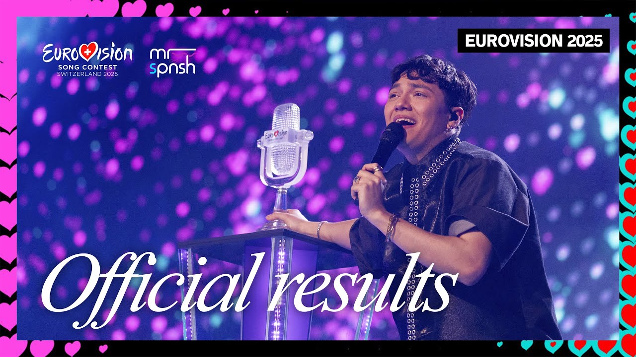 Eurovision 2025 | Official results (top 37)