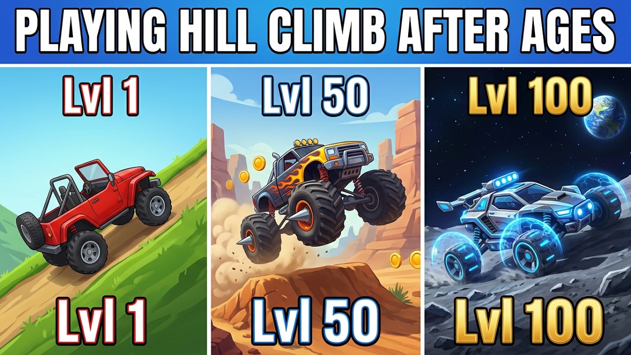 PLAYING HILL CLIMB AFTER AGES❤️❤️