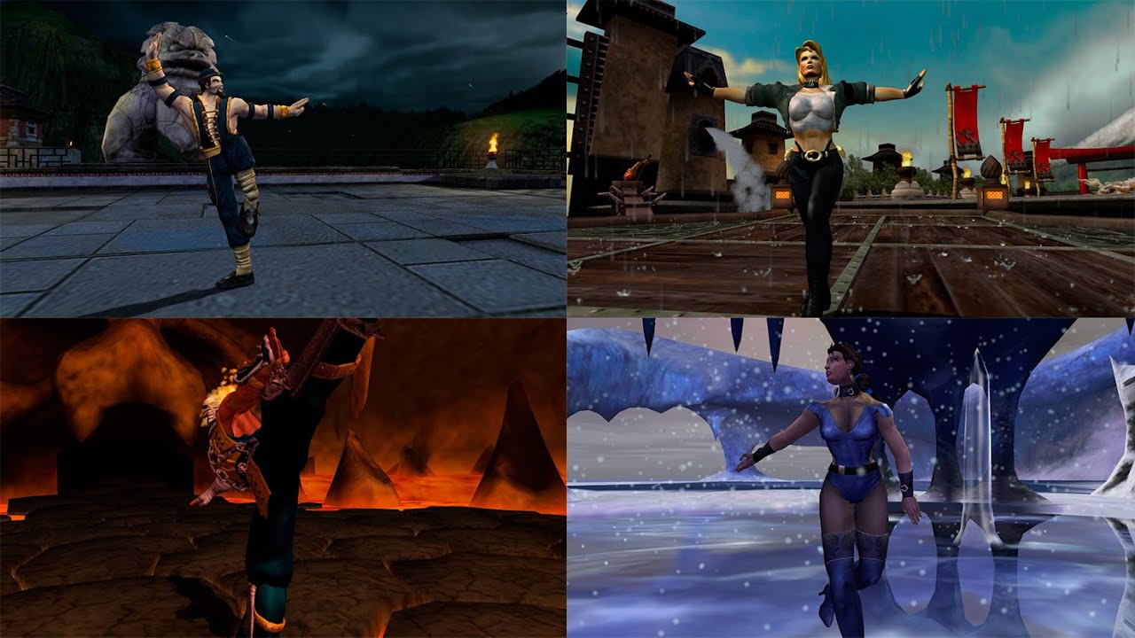 Mortal Kombat Deadly Alliance - Tong Bei Kata Demo (All Characters)
