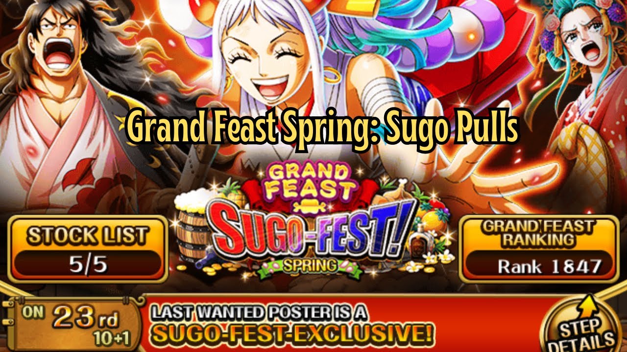 OPTC Grand Feast Spring Sugo Pulls