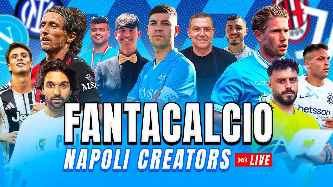 🔴 ASTA FANTACALCIO NAPOLI CREATORS 2025/26!! ⚽️