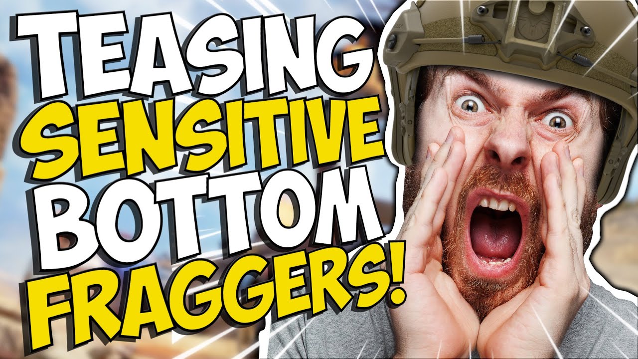 Teasing SENSITIVE Call of Duty BOTTOM FRAGGERS!